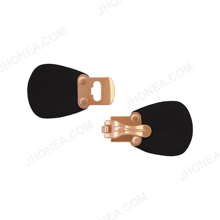 Easy Openable Shiny Gold Clip Lock Clasp Belt Buckle