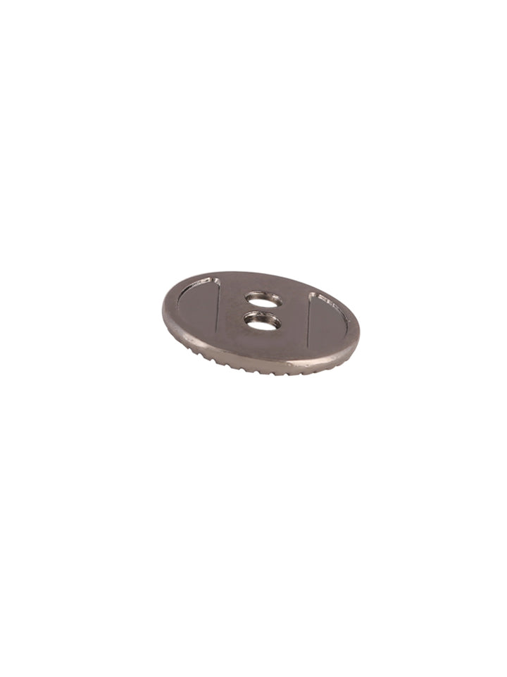 Western Style 2-Hole Round Shape Metal Button for Dresses