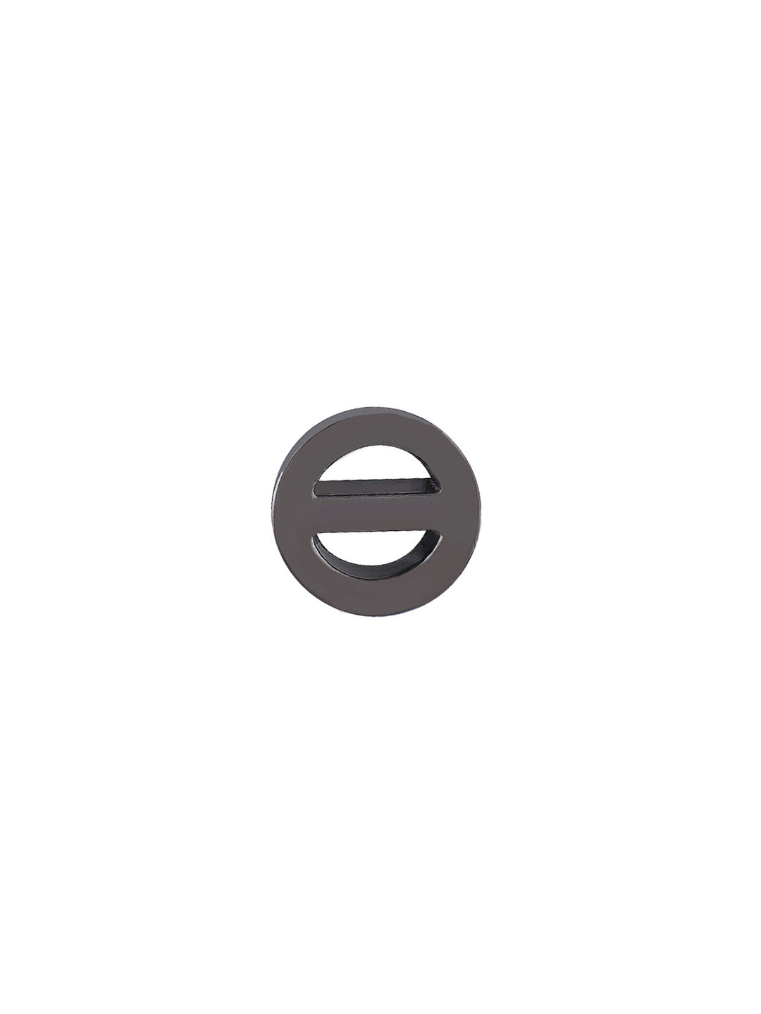 Round Ring Shape Fancy Shank Metal Black Nickel (Gunmetal) Color Button