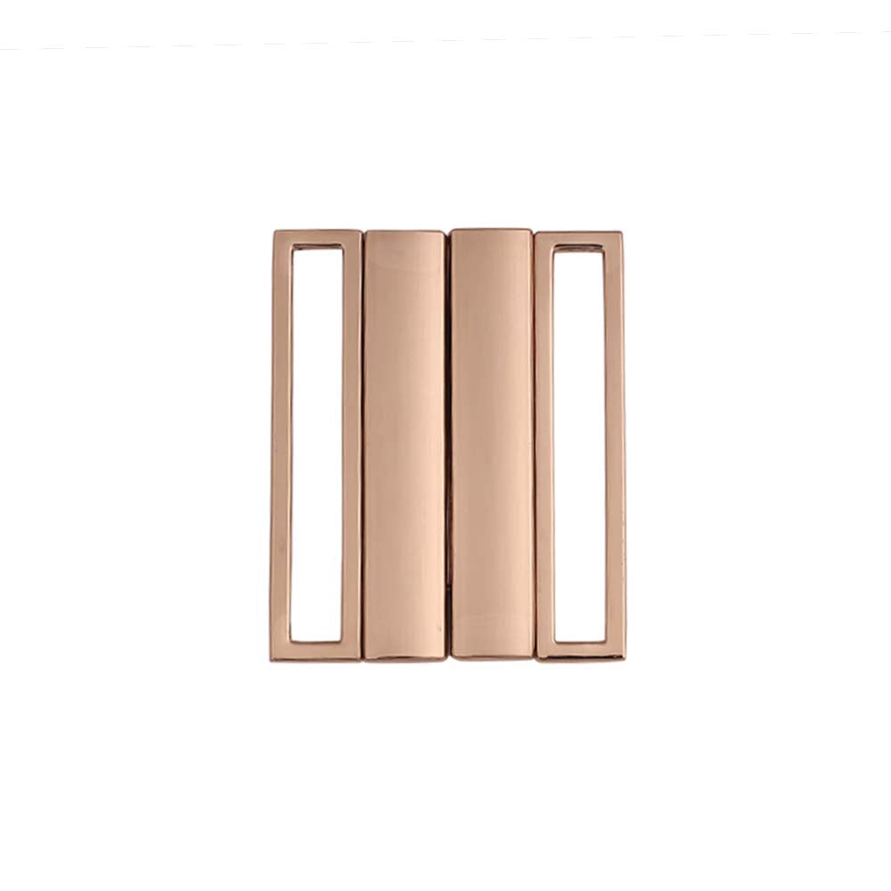 Easy Openable Shiny Gold 2 Part Clasp Belt Buckle