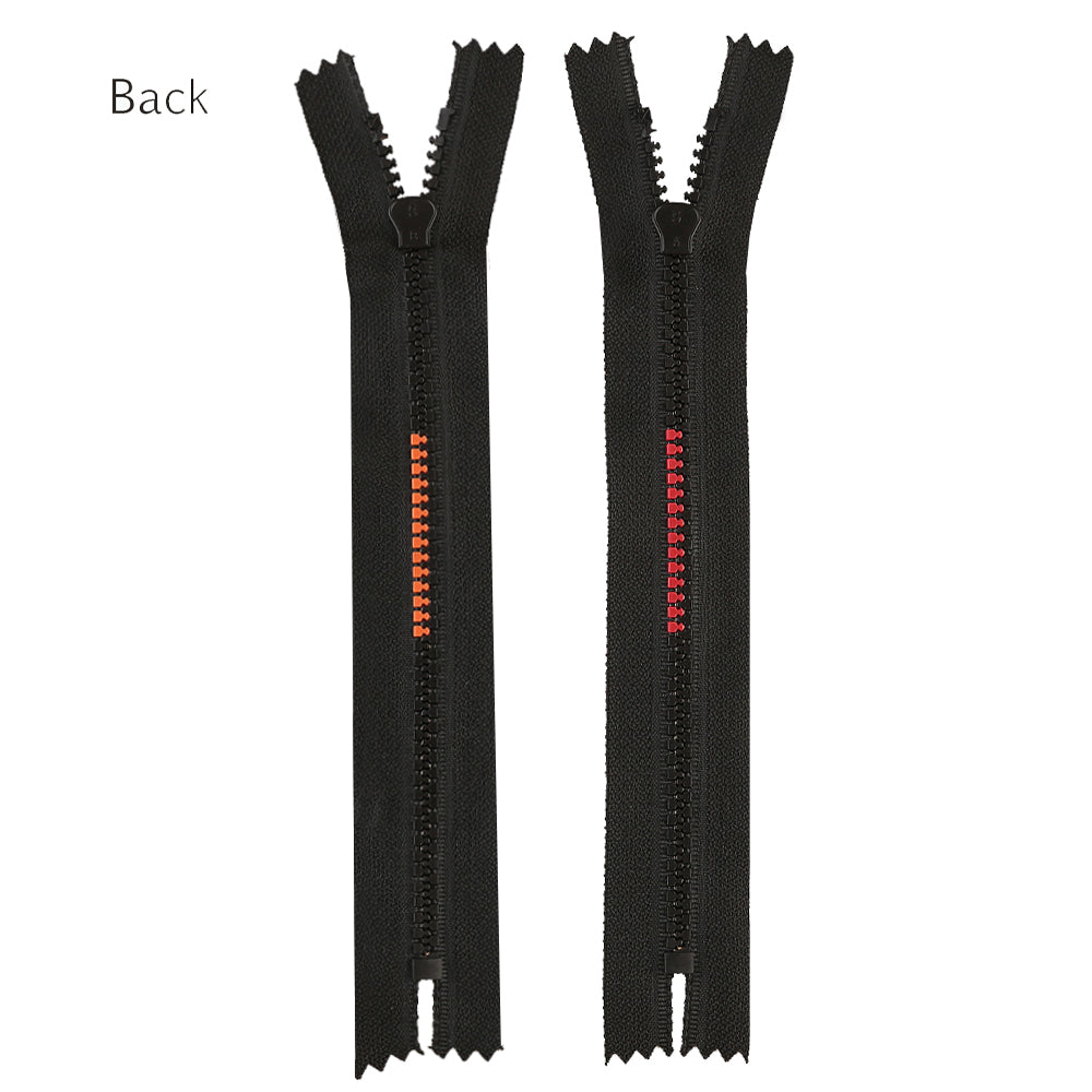#5 Strong & Durable Closed-End Molded Plastic Sports Zipper