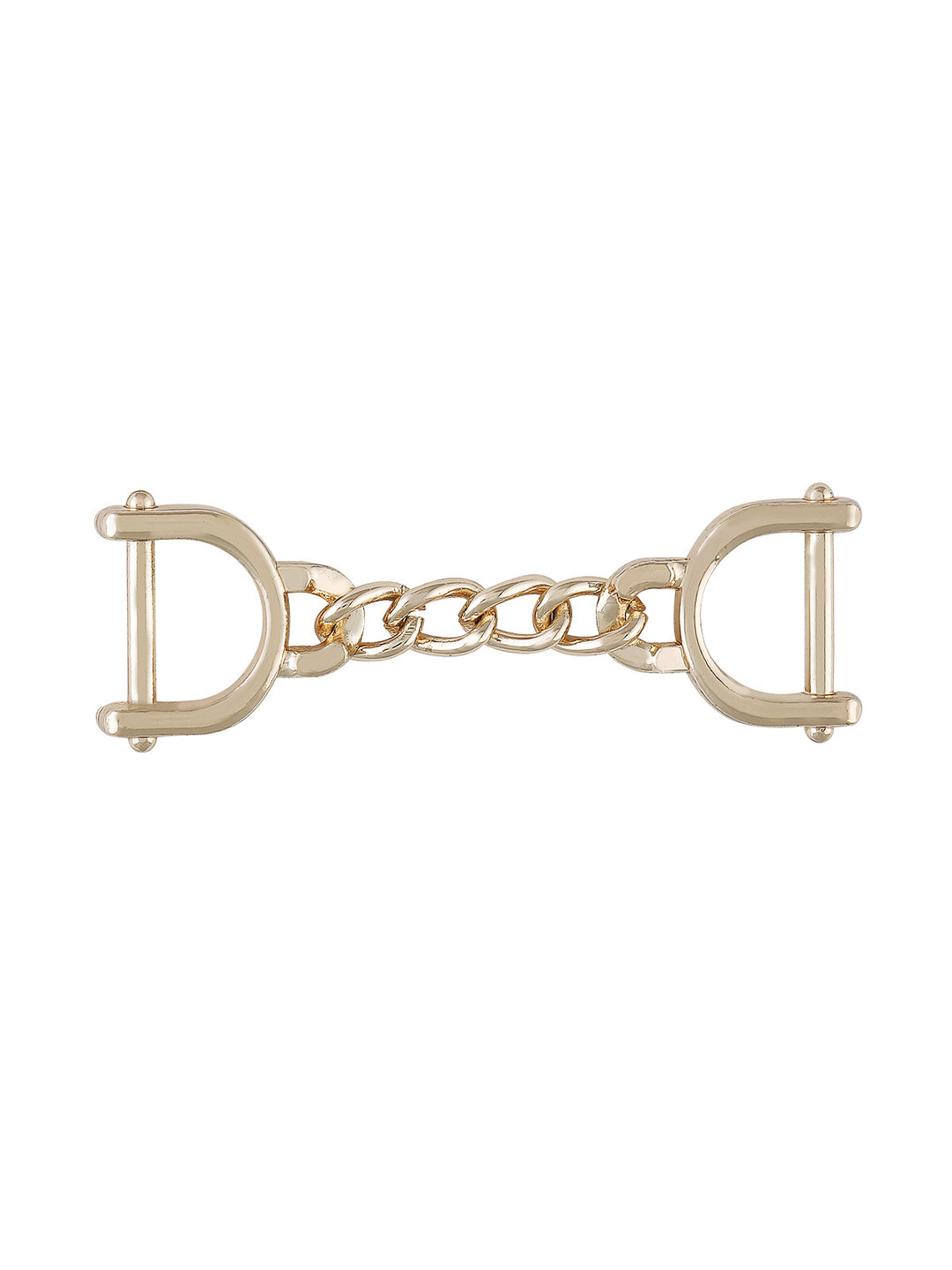 Shiny Gold Handcuffs Design Hardware