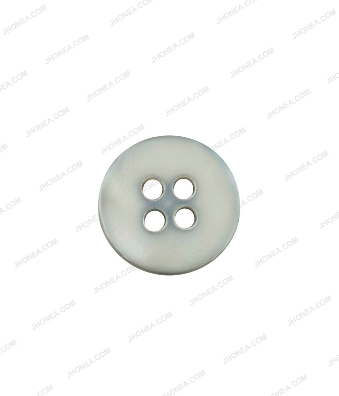 Glossy & Shiny Pearlescent Light Grey Shirt Buttons