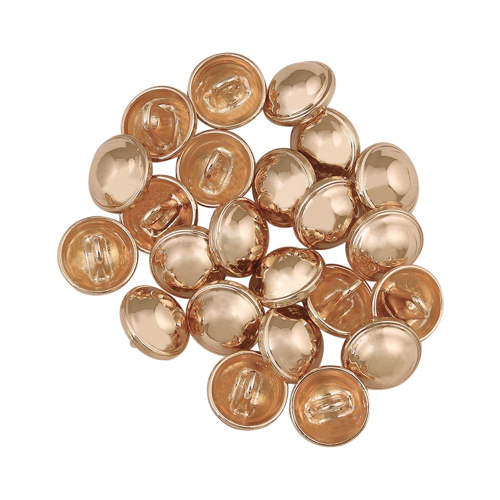 Shiny Smooth Dome Surface 16L Shirt/Kurta Loop Buttons