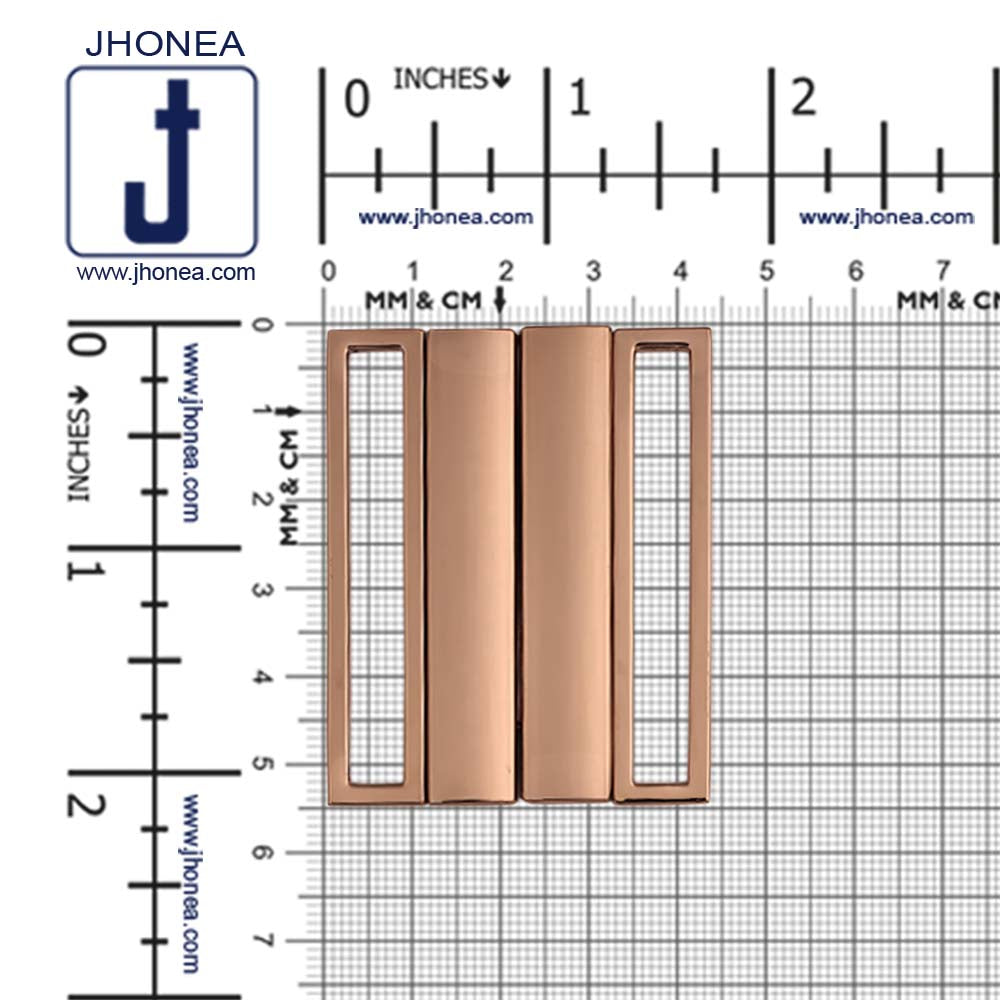 Easy Openable Shiny Gold 2 Part Clasp Belt Buckle
