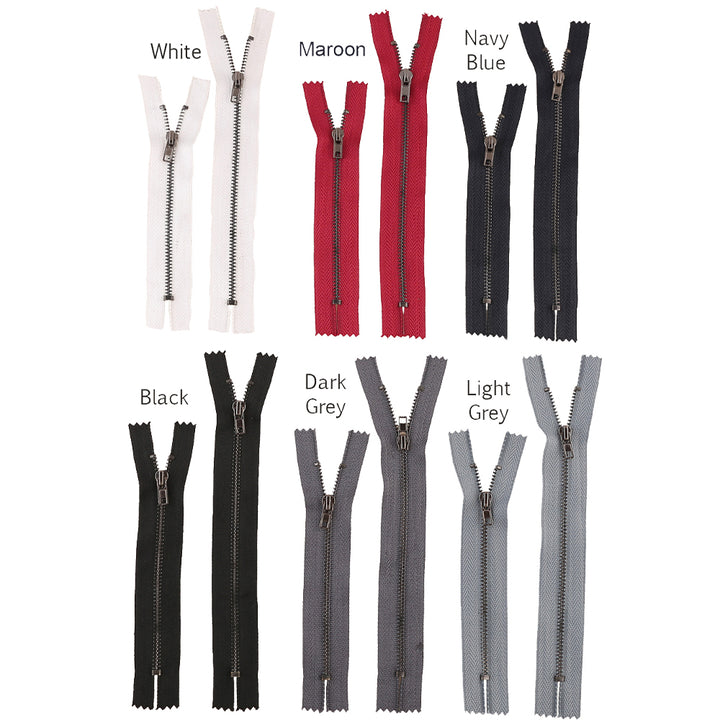 No. #3 Gunmetal Closed-End Pant Zipper