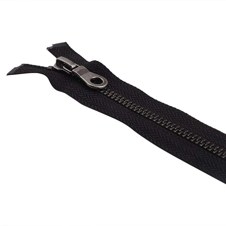 Vintage Clothing #5 Gunmetal Finish YKK Metal Zipper