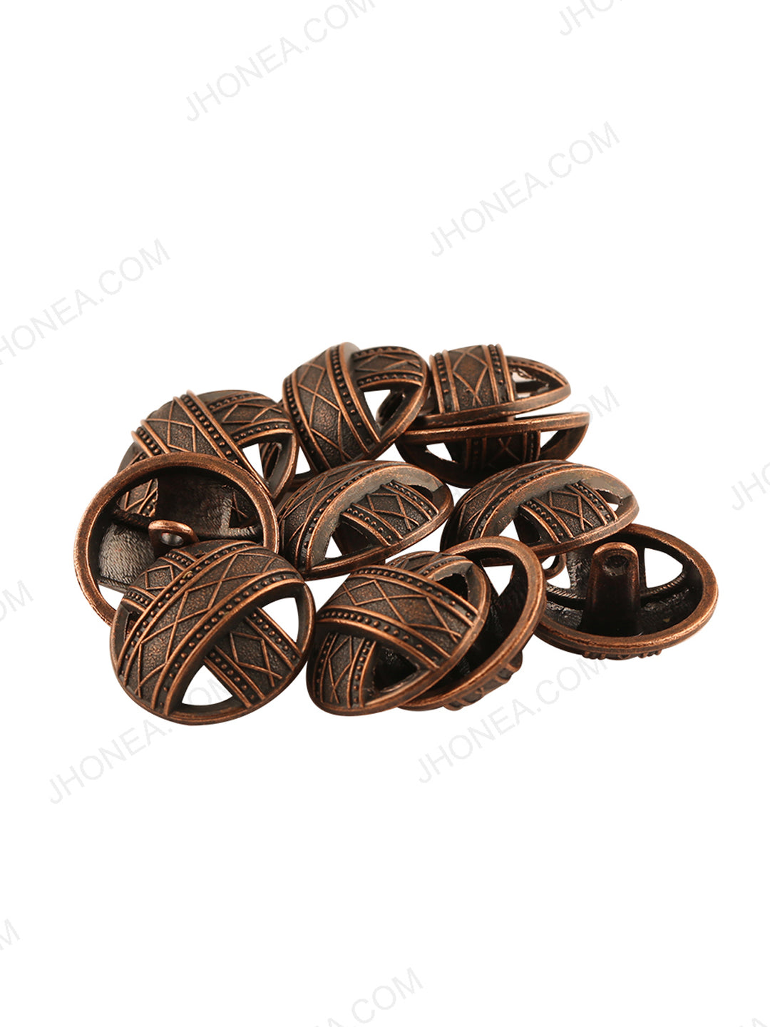 Historic Design Antique Copper Bandhgala Buttons