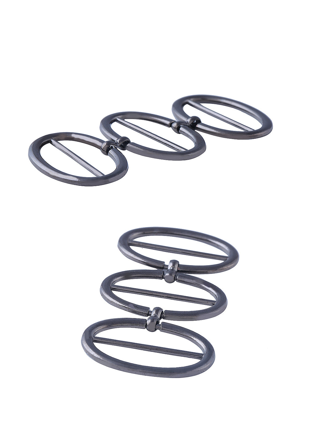 Designer Oval Shape Short Belt Buckle Accessory
