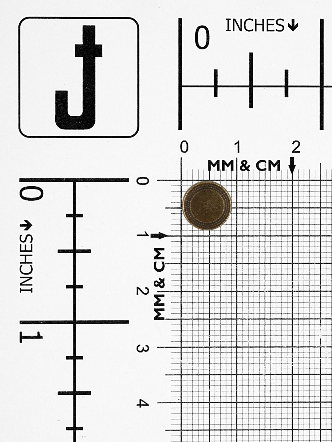 Classic Antique Brass 9mm Downhole Shirt Button