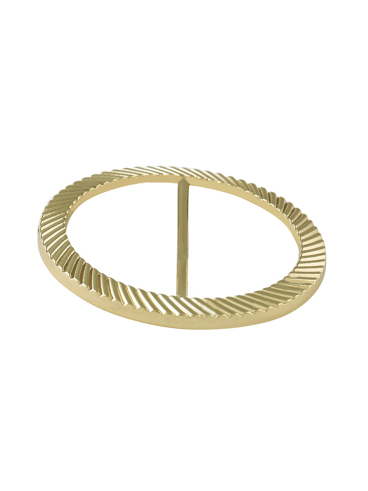 Simple Design Classic Shiny Round Ring Belt Buckle