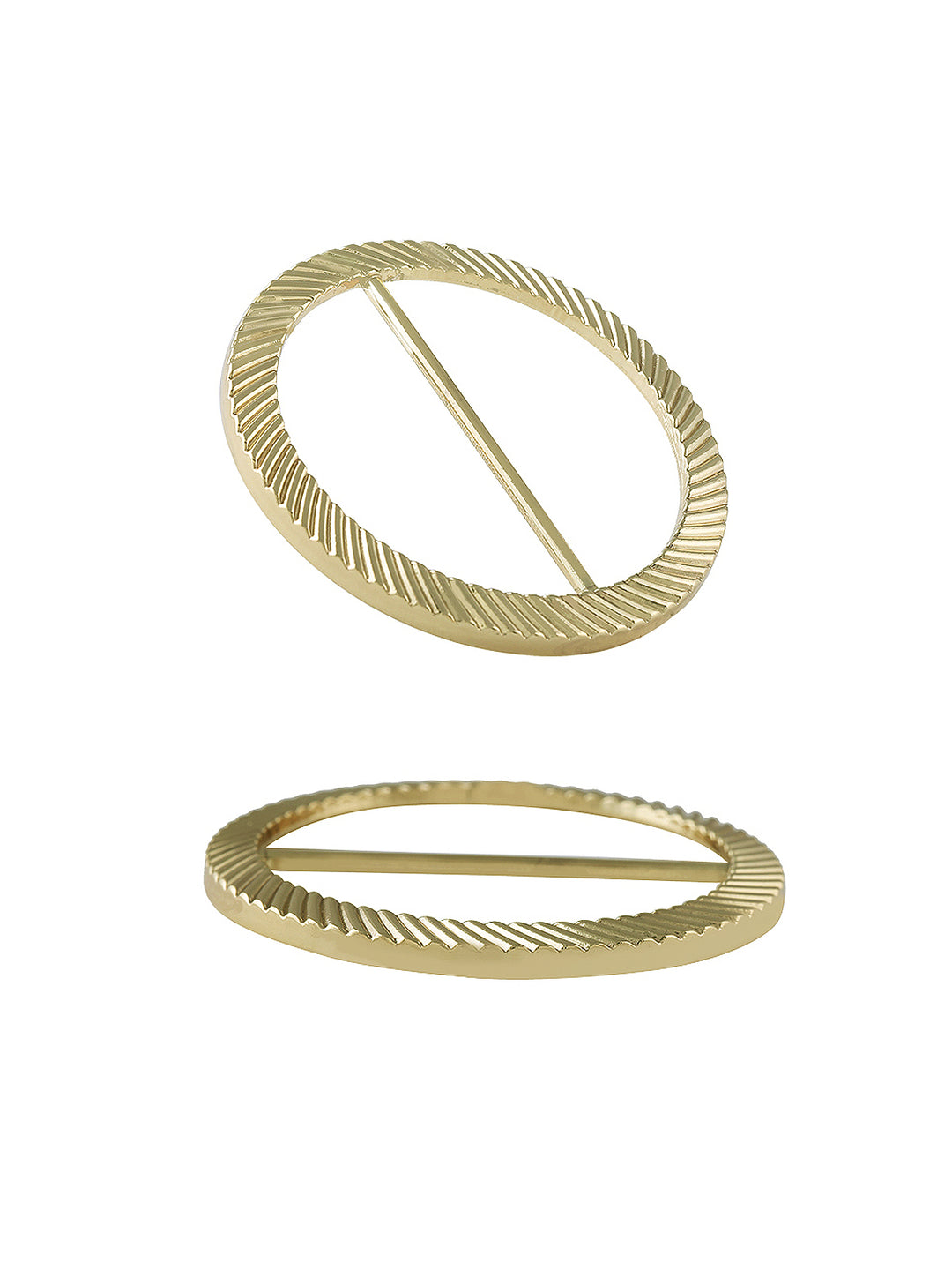 Simple Design Classic Shiny Round Ring Belt Buckle
