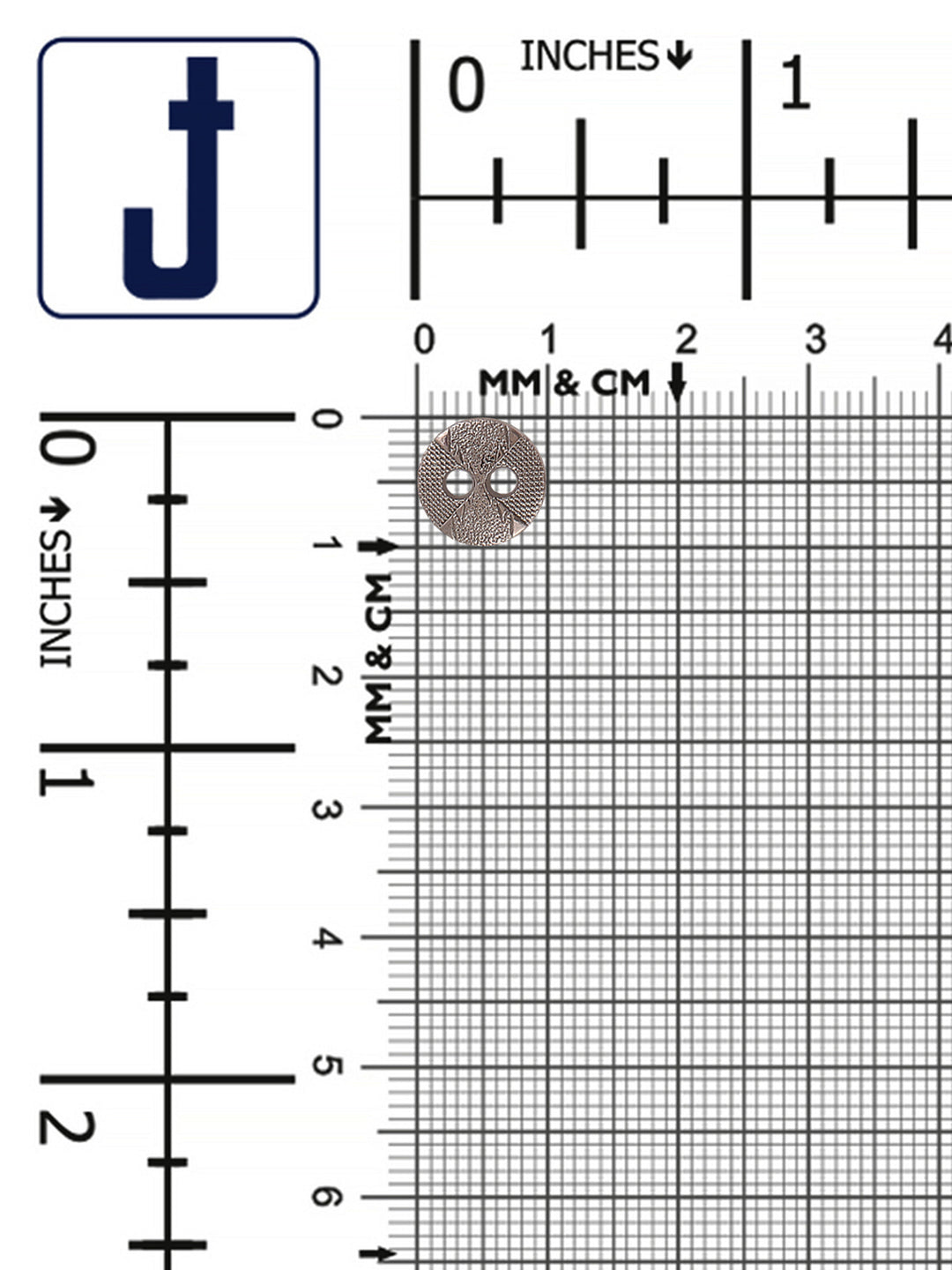 Textured Surface Round Shape Metal Buttons for Shirt