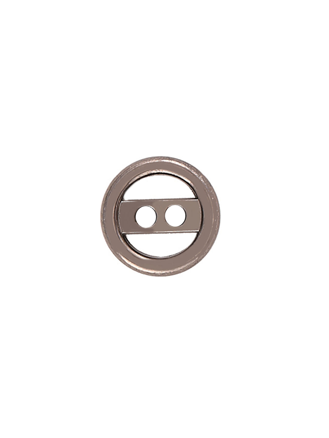 Round Ring Shape 2-Hole Decorative Metal Button