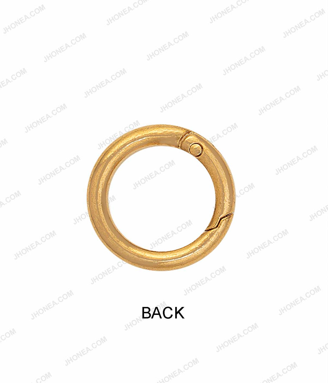 Golden & Gunmetal Connector Metal Closed Jump Rings