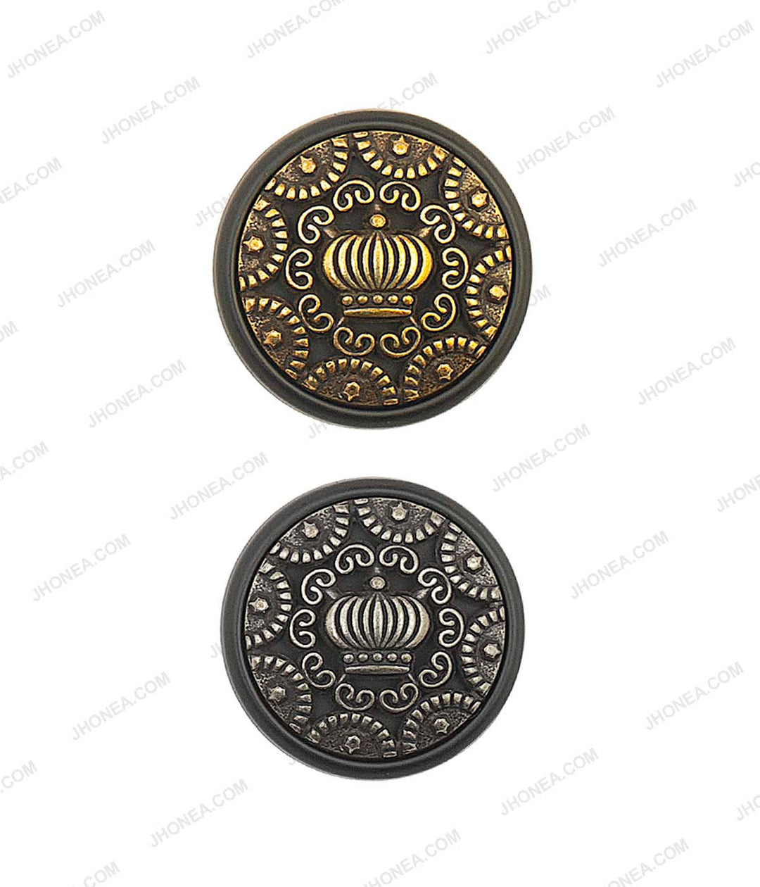 Metal Carving Engraved Ethnic Buttons For Oriental Dresses