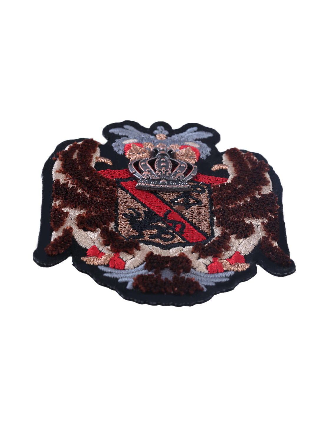 Classic Eagle Rampant & Crown Badge Embroidery Patch