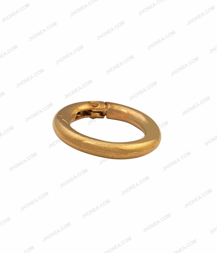 Golden & Gunmetal Connector Metal Closed Jump Rings