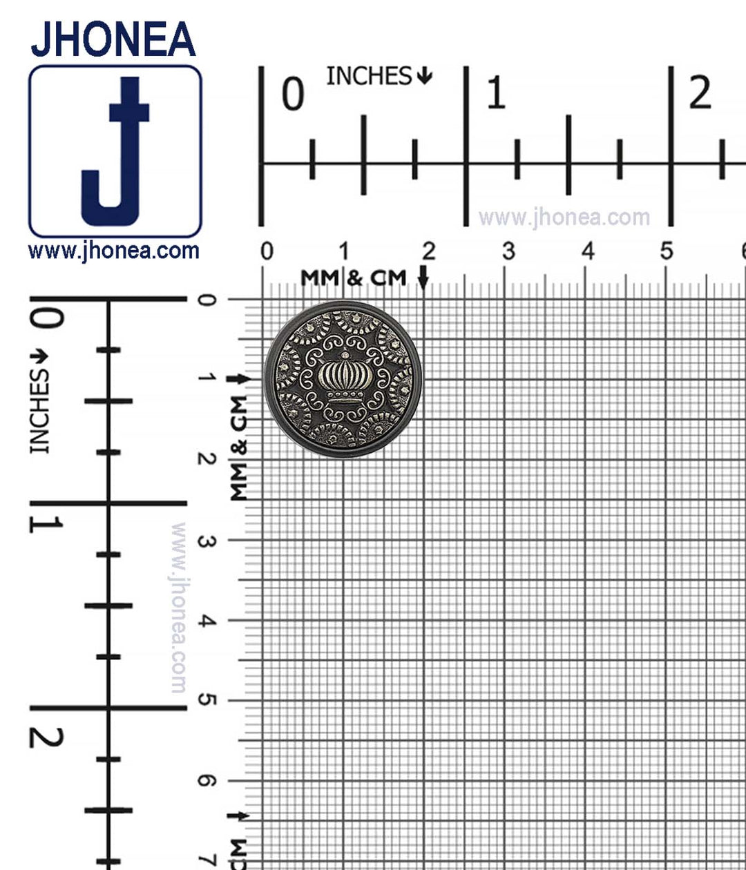 Metal Carving Engraved Ethnic Buttons For Oriental Dresses