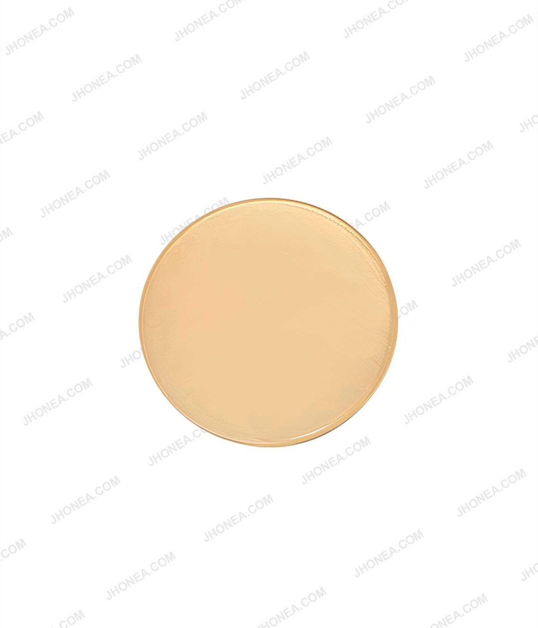 Plain Basic Flat surface Shirt/Coat Classic Shank Metal Buttons in Shiny Gold Color
