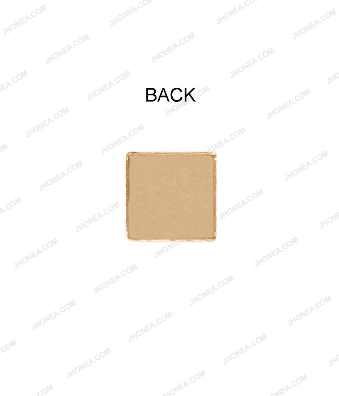 Small Square Shape Golden Checks Design Hotfix for Suits