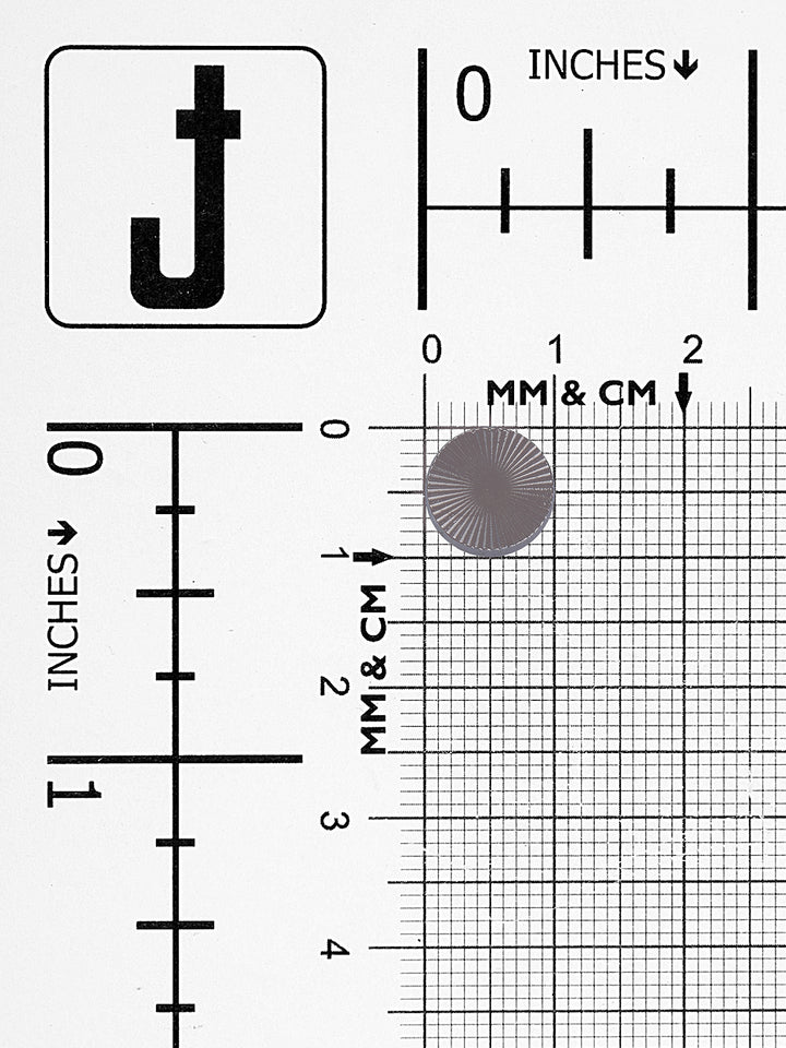 Round Shape with Engraved Lines Shank Metal Button