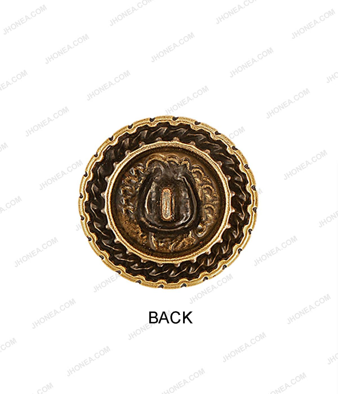 Horse-shoe Design Indo-Western Style Antique Metal Buttons
