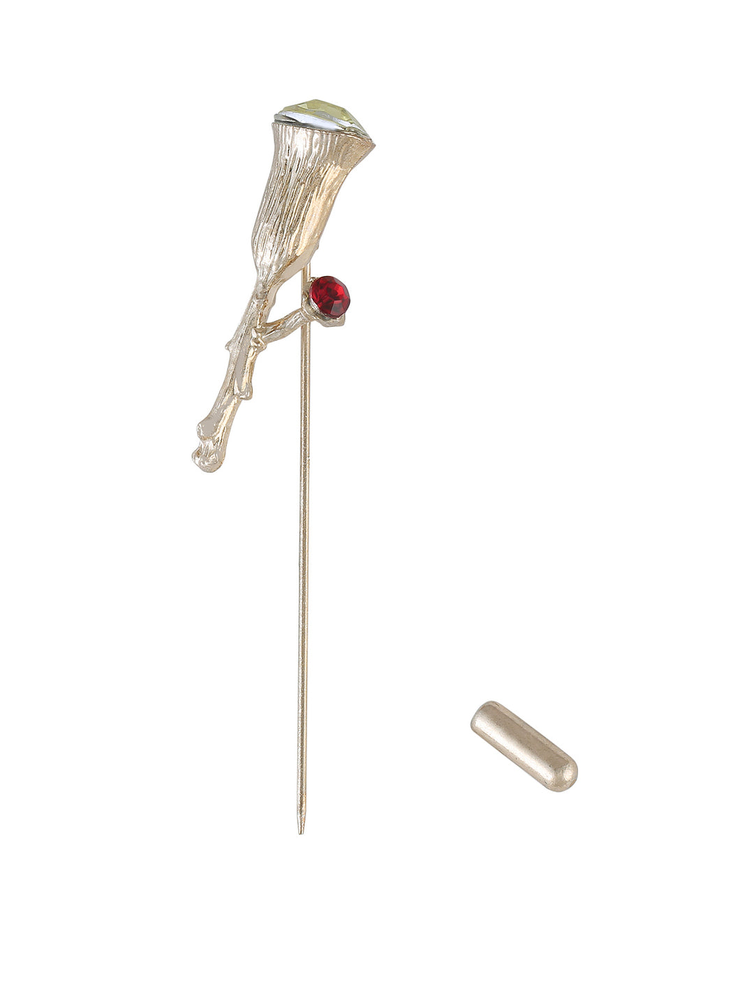 Shiny Light Gold Decorative Suit Lapel Pin