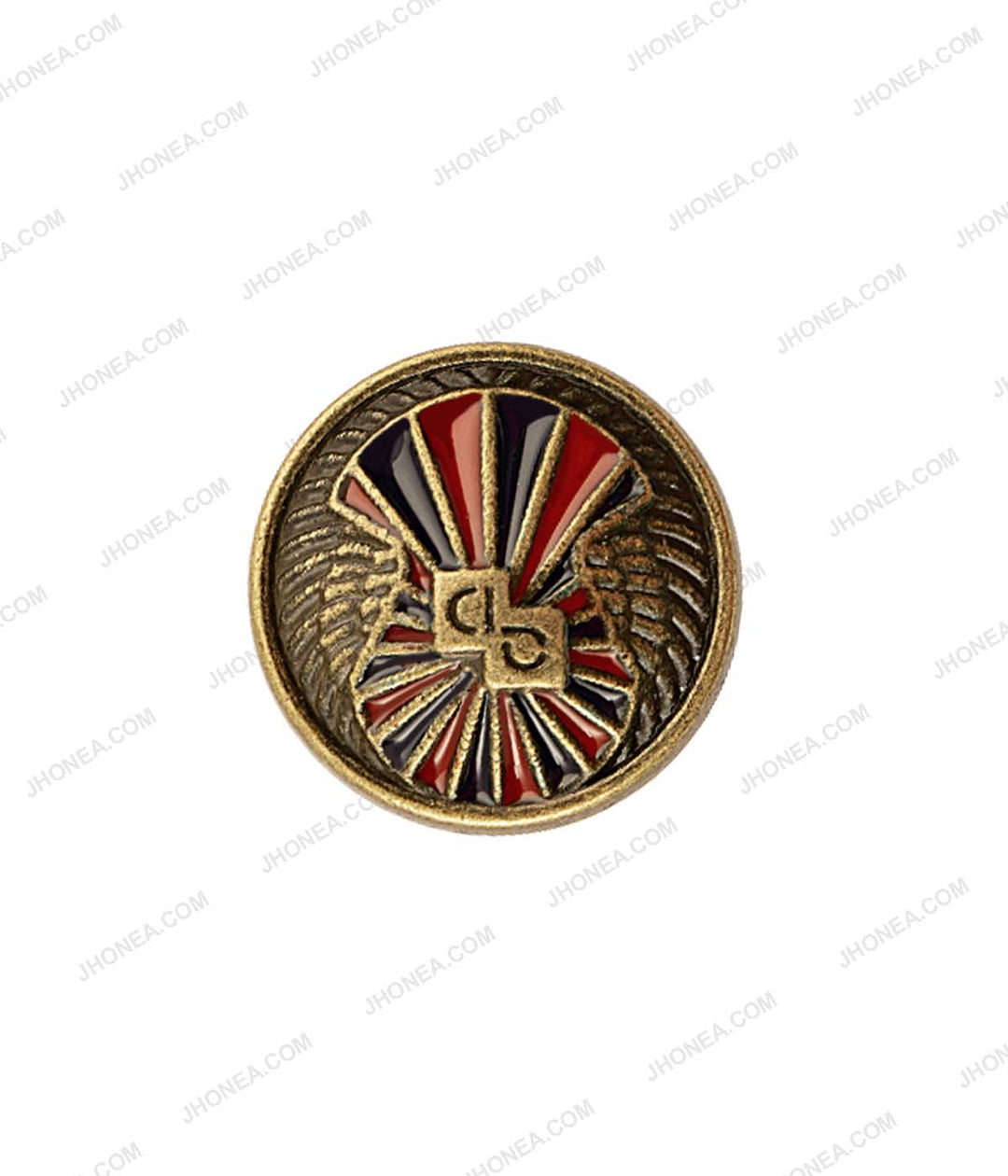 Regal Design Antique Brass with Enamel Surface Jacket Buttons