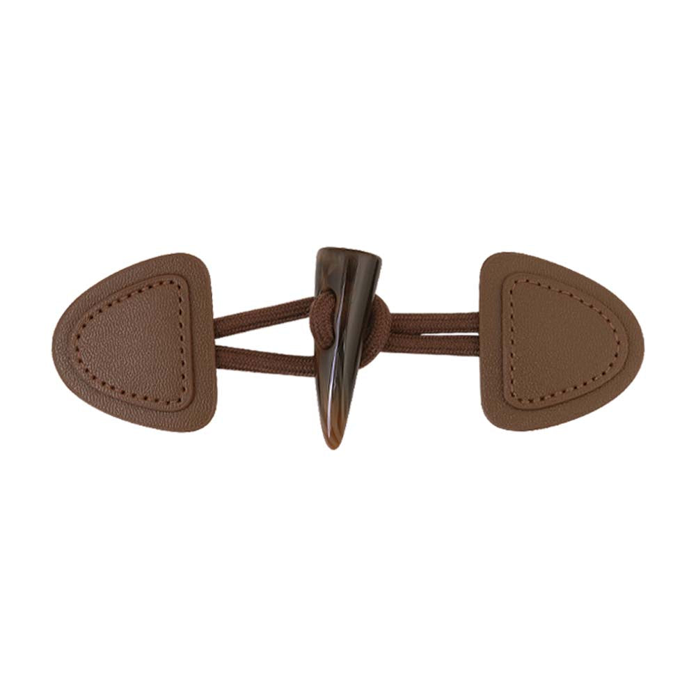 Chocolate Brown PU Leather Coat Toggles – JHONEA ACCESSORIES