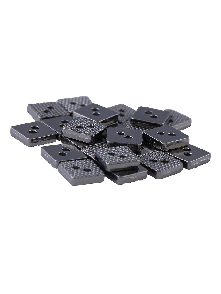Square Shape Textured Surface 8mm Shirt Button
