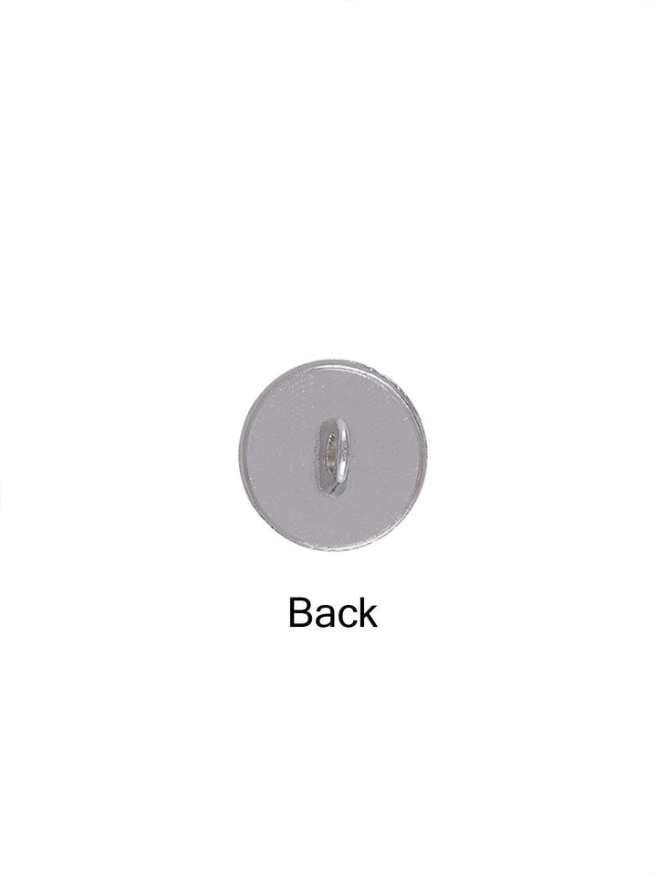 Classy Round Shape Wreath Design Lamination Lucite Button - Jhonea Accessories