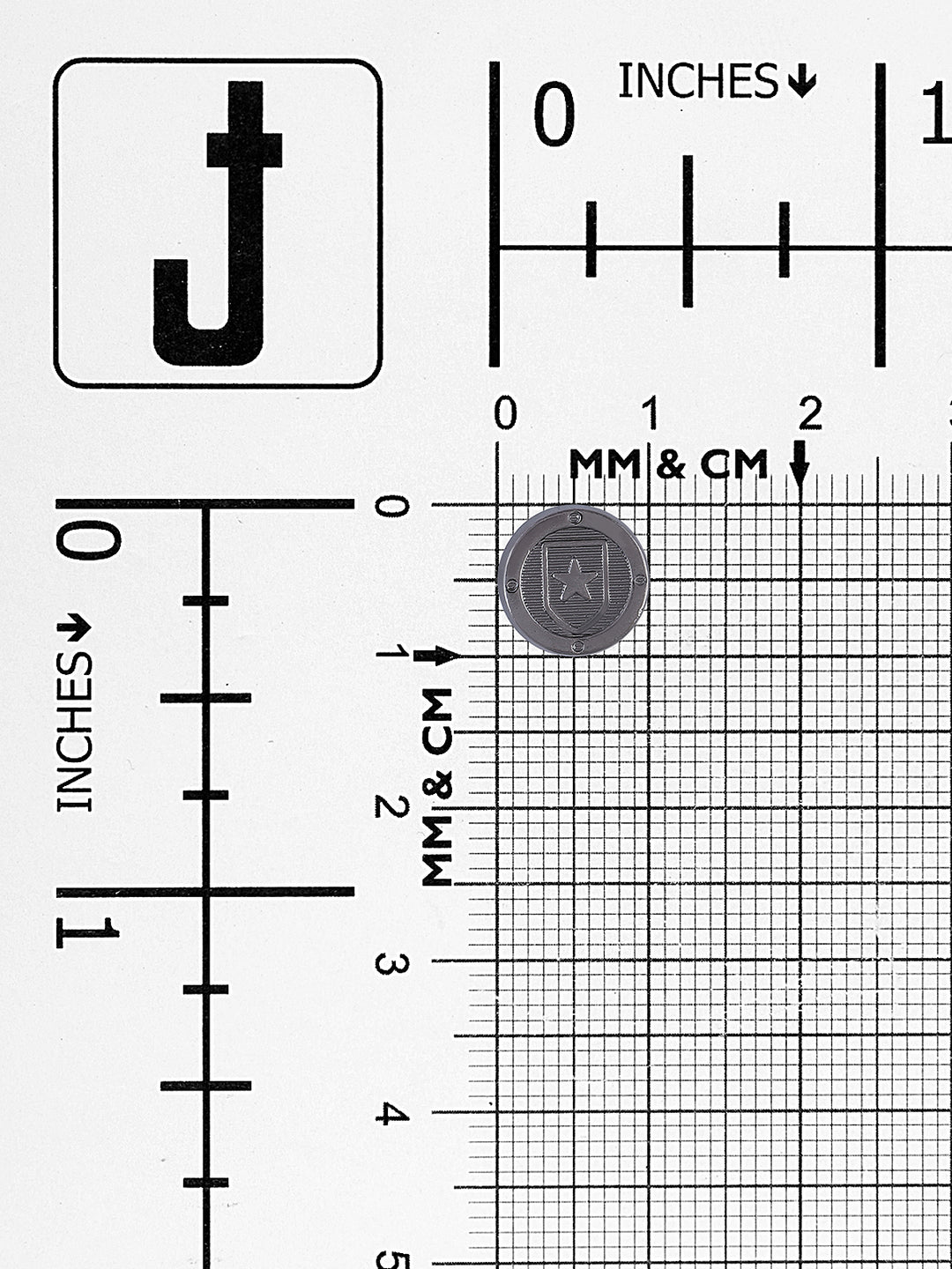 Royal Star Badge Design Downhole Metal Button