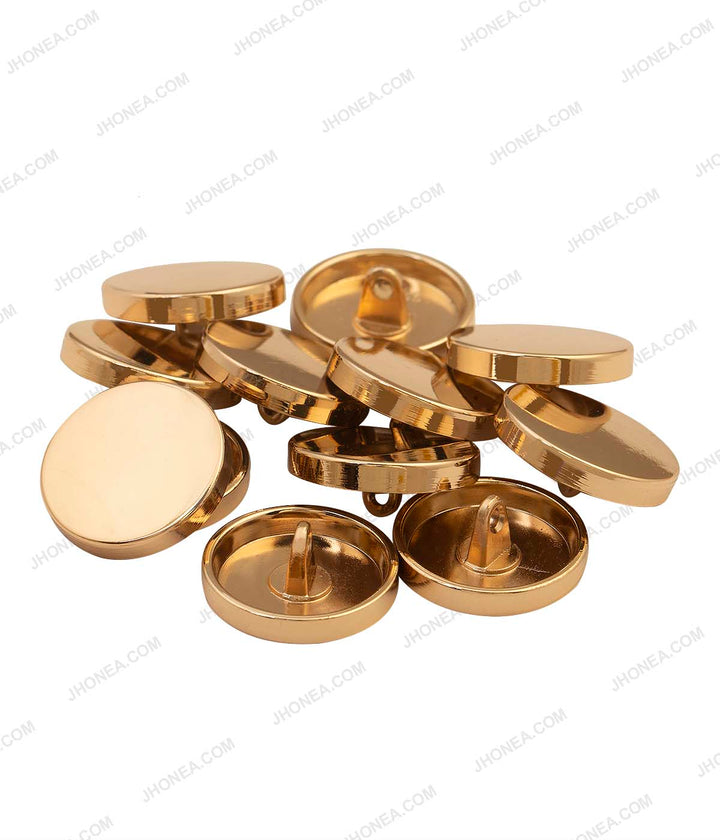 Premium Smooth Shiny Surface Shirt/Coat Classic Loop Metal Buttons
