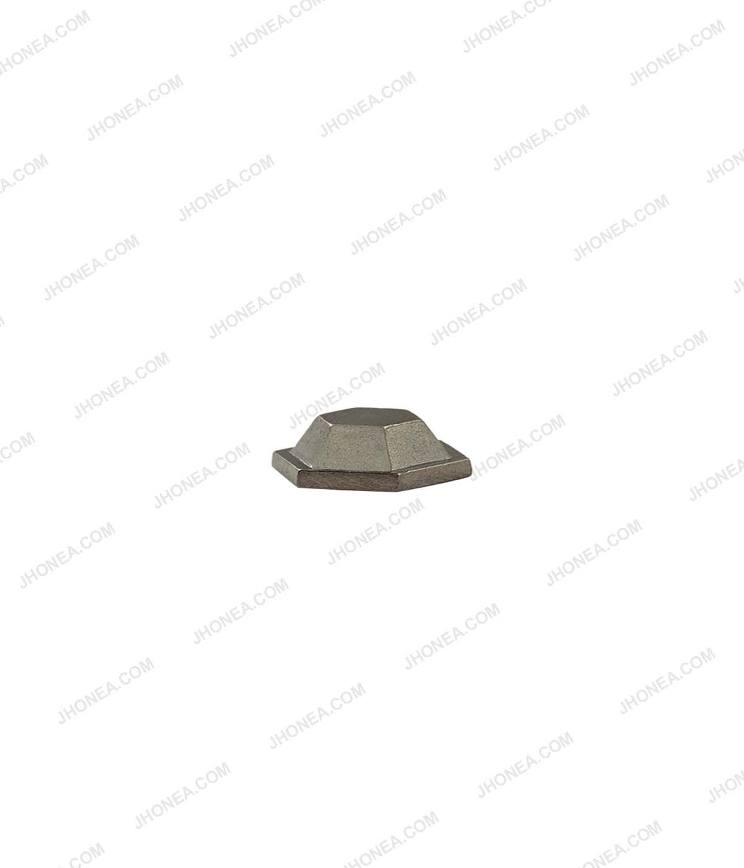 Western Style Hexagon Shape Gunmetal Hotfix Studs for Blazers