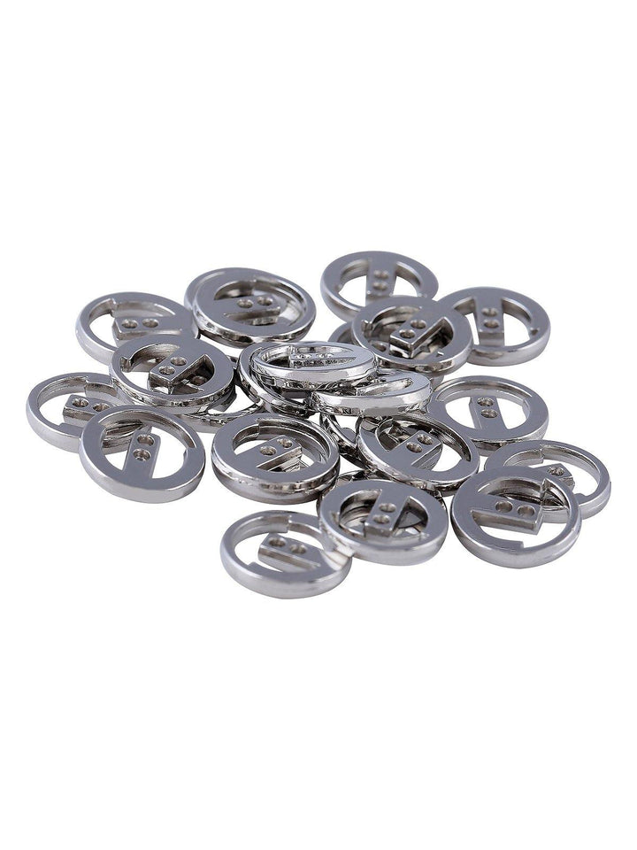 Classic 2-Hole Shirt Metal Button - Jhonea Accessories