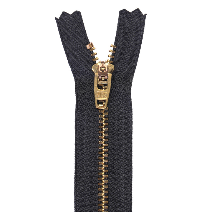 YKK- #5 Brass Closed-End 6inch YKK Jeans Zipper