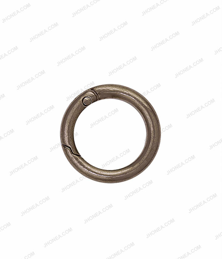 Gunmetal Connector Metal Closed Jump Rings