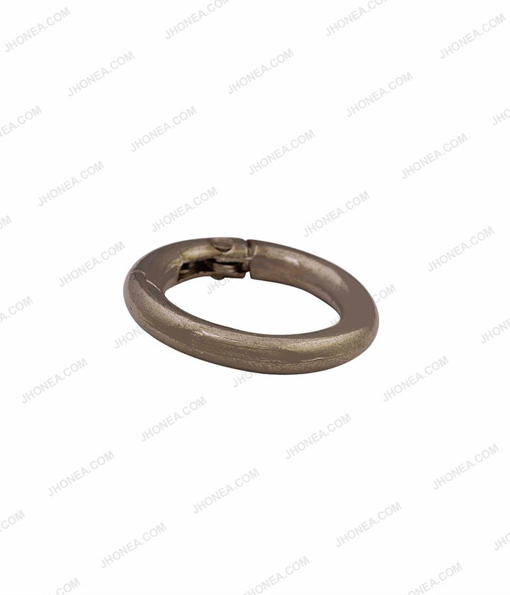 Golden & Gunmetal Connector Metal Closed Jump Rings