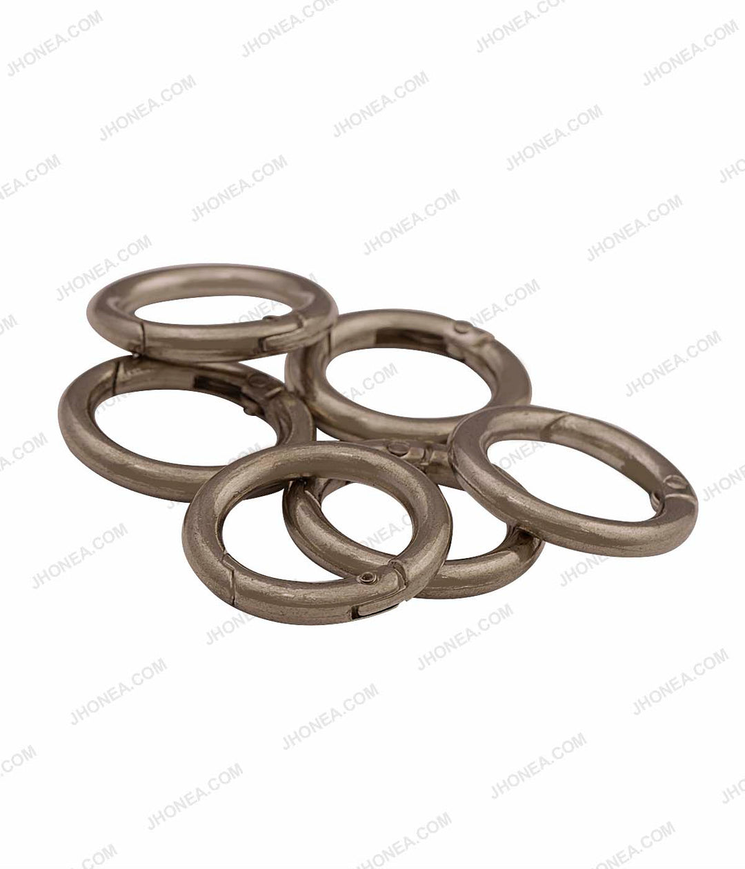 Golden & Gunmetal Connector Metal Closed Jump Rings