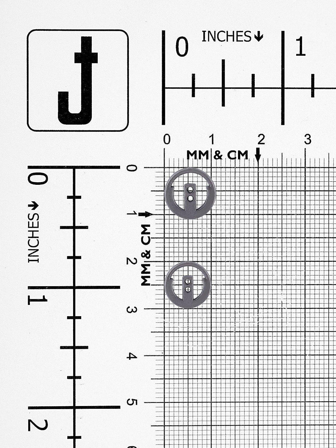 Classic 2-Hole Shirt Metal Button - Jhonea Accessories