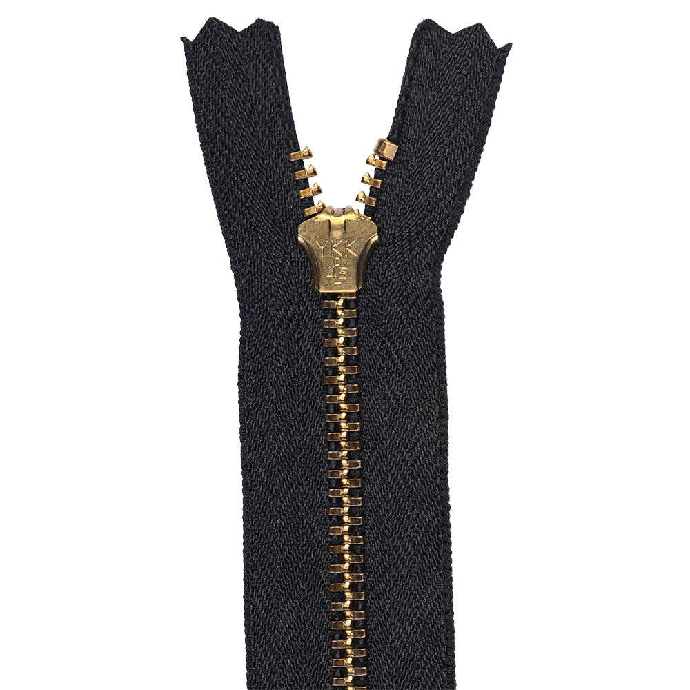 YKK- #5 Brass Closed-End 6inch YKK Jeans Zipper