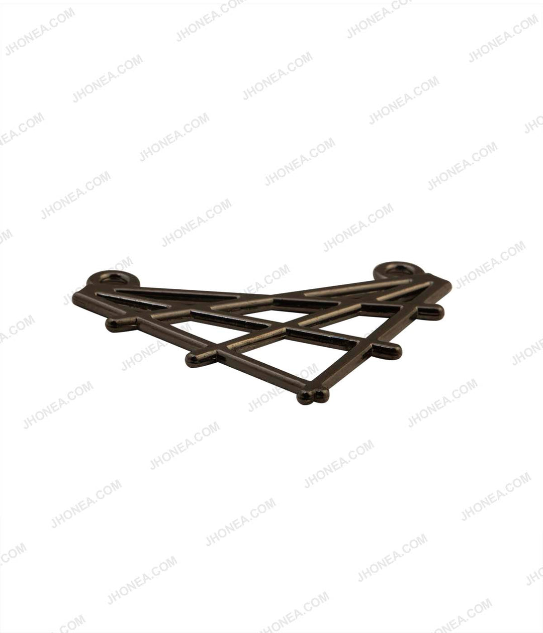 Geometric Criss-Cross Pattern Statement Clothing Accessory