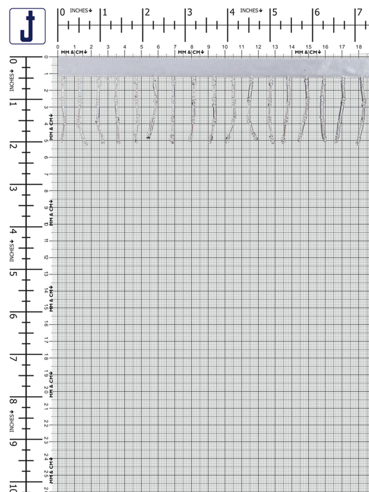 Silver Beaded Long Tassel Trim Lace for Ladies