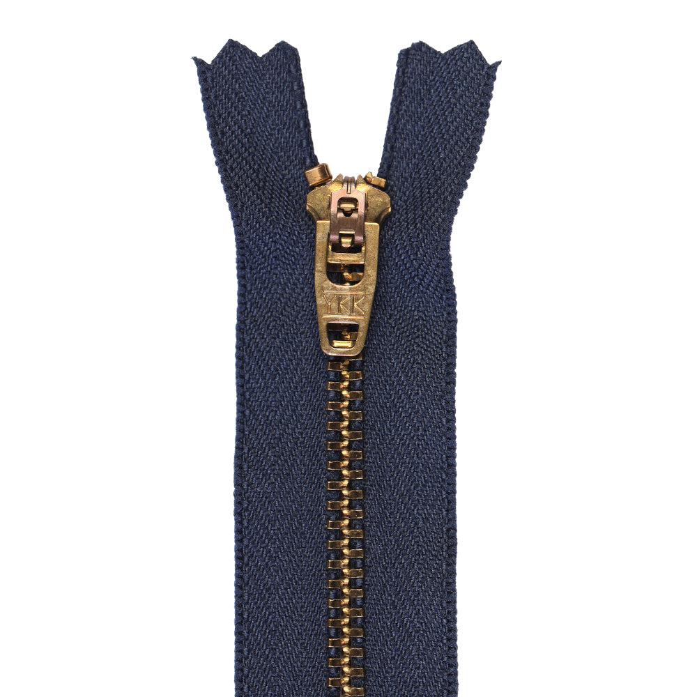 YKK- #5 Brass Closed-End 6inch YKK Jeans Zipper