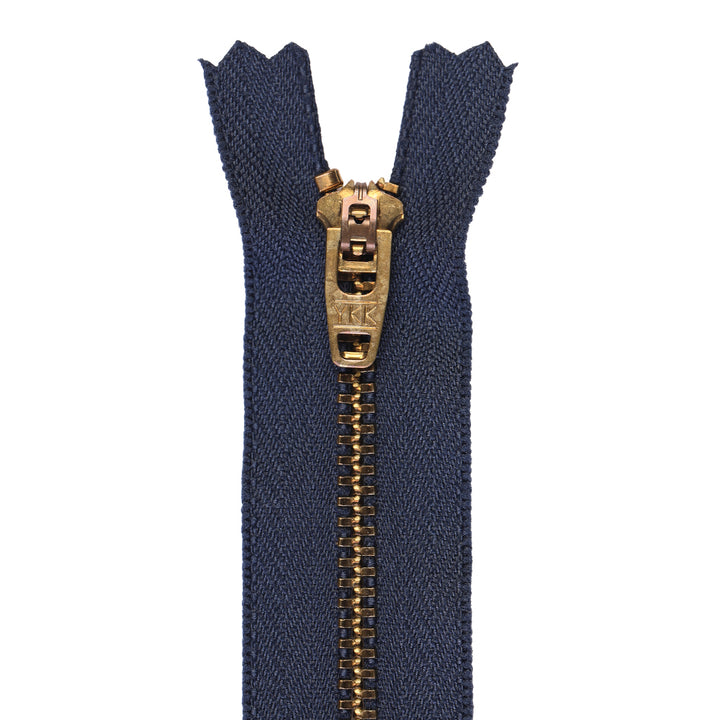 YKK- #5 Brass Closed-End 6inch YKK Jeans Zipper