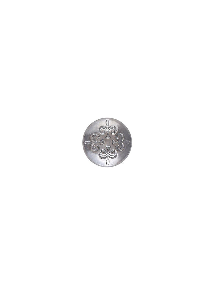 Classic Engraved Design 9mm Downhole Metal Button