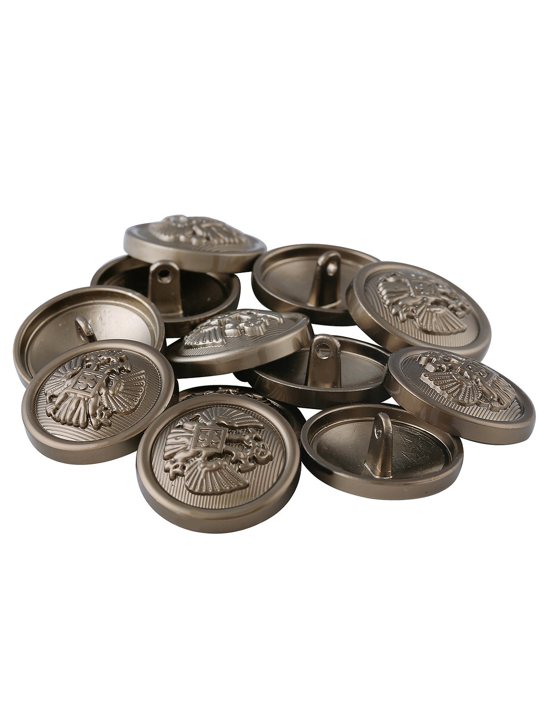 Semi Dome Round Shape Hollow Shank Blazer/Coat/Suit Metal Button