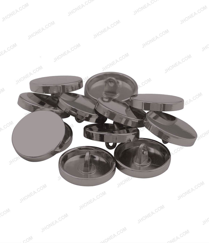 Premium Smooth Shiny Surface Shirt/Coat Classic Loop Metal Buttons