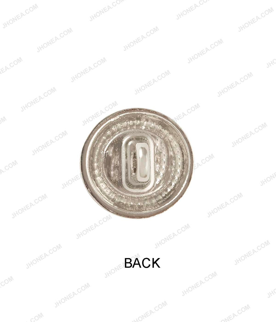 Shiny Silver Engraved lines Rim Border with Black Enamel Shirt Buttons